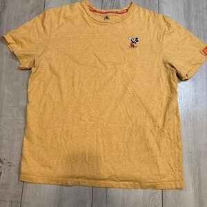 Disney yellow Mickey Mouse t-shirt Men's Size L